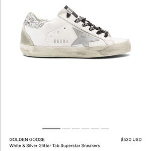 Golden Goose Superstar sneakers silver size 40